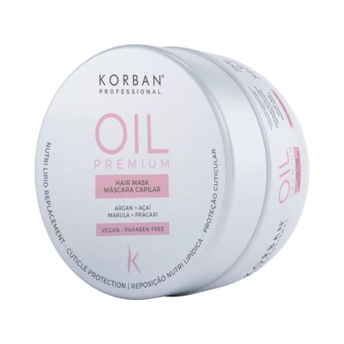 Korban drėkinanti plaukų kaukė Oil Premium, 250g (2)-min Korban drėkinanti plaukų kaukė Oil Premium, 250g