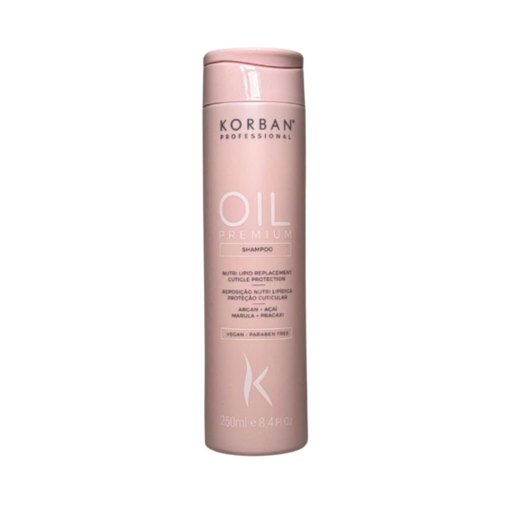 Korban švelniai valantis plaukų šampūnas Oil Premium, 250ml