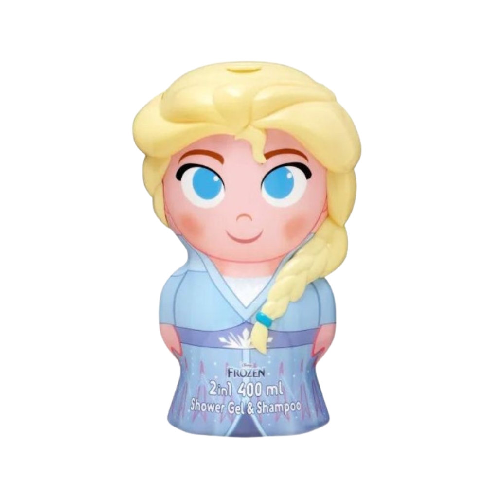 AIR-VAL Frozen Elsa 3D dušo želė ir šampūnas 2 in 1, 400 ml