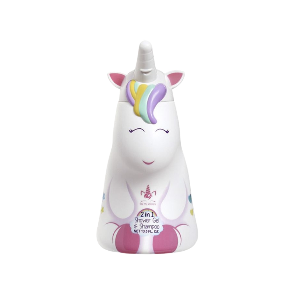 AIR-VAL Unicorn 3D dušo želė ir šampūnas 2 in 1, 400 ml