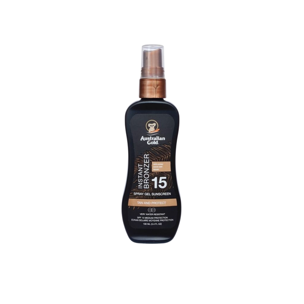 Australian Gold apsaugos nuo saulės pienelis su bronzantais SPF15, 237ml