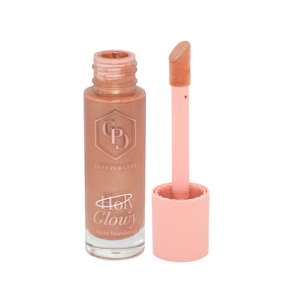 Cent Pur Cent Holy Glowy Foundation Light skystas makiažo pagrindas – Natūralus švytėjimas lengvai odai, Light 30ml