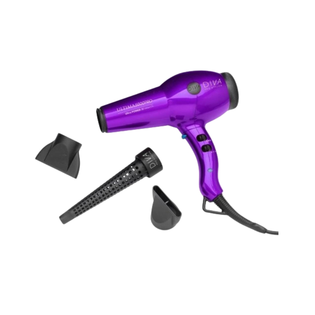 Diva Pro Styling plaukų džiovintuvas Ultima 5000 Pro, Purple