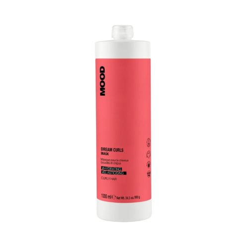 MOOD DREAM CURLS plaukų kaukė nepaklusniem, garbanotiems plaukams, 1000ml