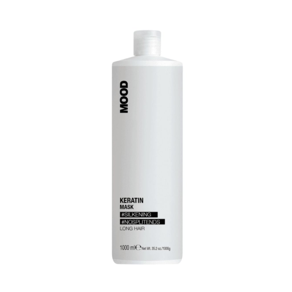 MOOD KERATIN LONG HAIR glotninanti plaukų kaukė, praturtinta keratinu, 1000ml