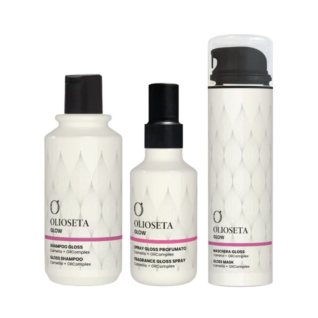 Olioseta žvilgesio suteikiantis rinkinys GLOW, 200ml