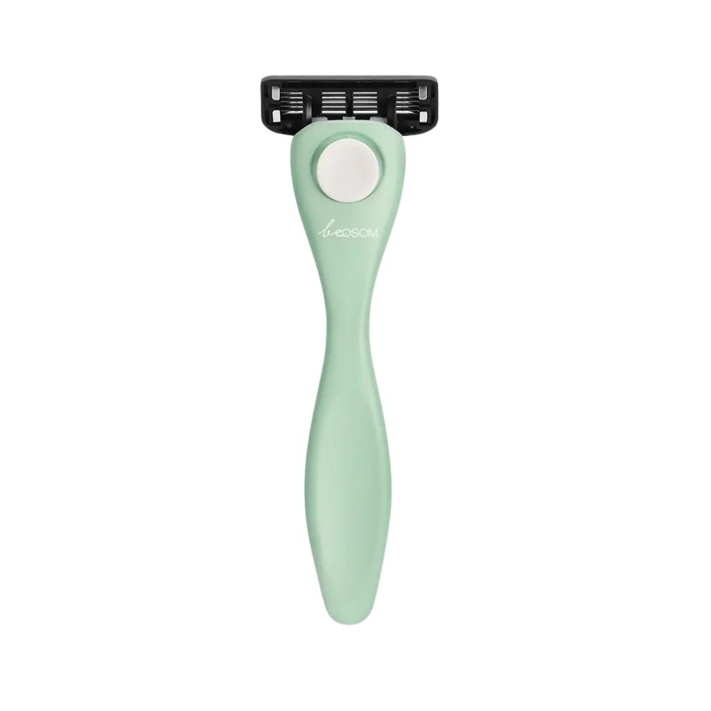 Be OSOM skustuvas Comfort-Flex Razor BEOSOMRAZOR3, su papildoma galvute, žalios spalvos