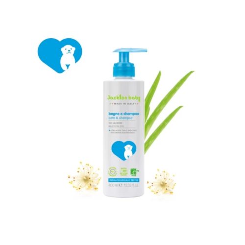 JACKLON BABY prausiklis ir šampūnas BATH&SHAMPOO, 400ml (1) JACKLON BABY prausiklis ir šampūnas BATH&SHAMPOO, 400ml