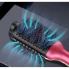 OSOM Professional karšto oro plaukų formuotuvas-džiovintuvas One Step Hot Air Brush OSOM601PL, su infraraudonaisiais spinduliais, slyvinės spalvos,1000 W