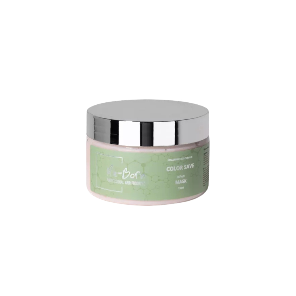 Korban atstatomoji dažytų plaukų kaukė Reborn Color Save Repair Mask, 250ml (1) Reborn atstatomoji dažytų plaukų kaukė Color Save Repair Mask, 250ml