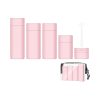 OSOM Kelioniniai buteliukai Travel Bottle Set OSOM25129PINK, rožinės spalvos (1) OSOM Kelioniniai buteliukai Travel Bottle Set OSOM25129PINK, rožinės spalvos