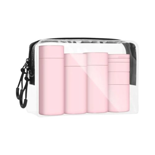 OSOM Kelioniniai buteliukai Travel Bottle Set OSOM25129PINK, rožinės spalvos OSOM Kelioniniai buteliukai Travel Bottle Set OSOM25129PINK, rožinės spalvos