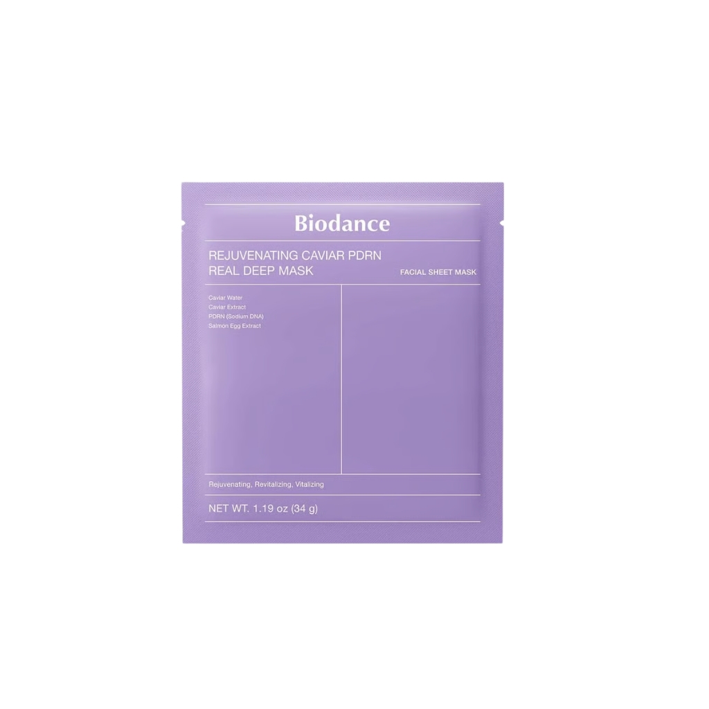 BIODANCE - Rejuvenating Caviar PDRN Real Deep Mask - veido kaukė 4vnt