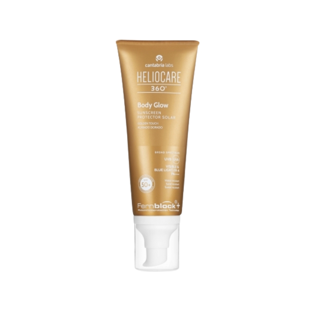 HELIOCARE 360º odai kuriai norisi švytėjimo Body glow SPF50+, 100ml