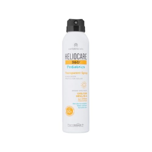 HELIOCARE 360 PEDIATRICS TRANSPARENT PURŠKIAMA APSAUGINĖ PRIEMONĖ VAIKAMS SPF50+, 200 ML HELIOCARE 360º purškiama apsauginė priemonė vaikams pediatrics transparent SPF50+, 200ml