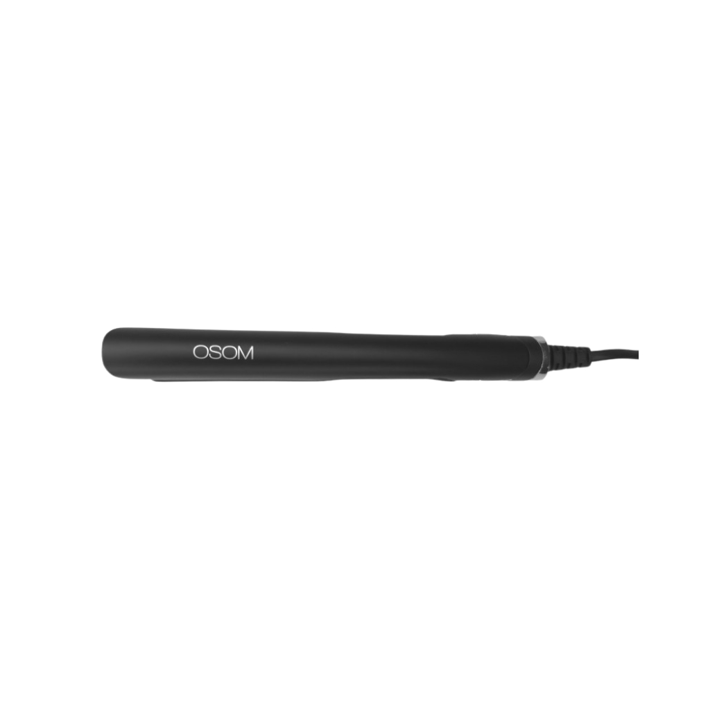 Mini kelioninis plaukų tiesintuvas OSOM Mini Travel Hair Straightener OSOM02829, juodos spalvos