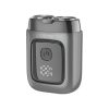 Mini plaukų skutimo mašinėlė-barzdaskutė OSOM LED Metal Body Dual Blade Rotary Shaver OSOM02973, pilkos spalvos Mini plaukų skutimo mašinėlė-barzdaskutė OSOM LED Metal Body Dual Blade Rotary Shaver OSOM02973, pilkos spalvos