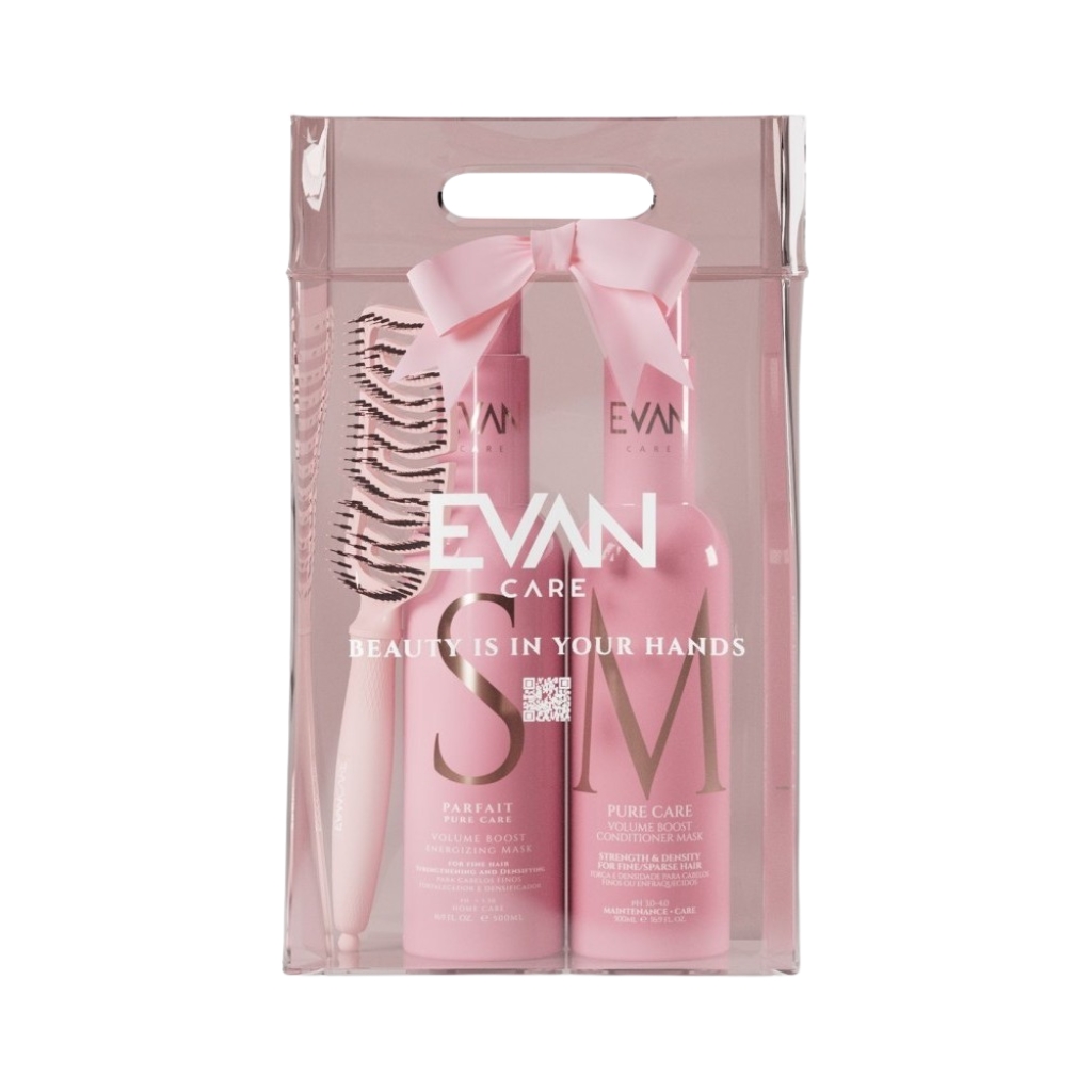 Plaukų priežiūros priemonių rinkinys EVAN Care Pure Care Volume Boost Hair Care Kit EVANPCVKIT