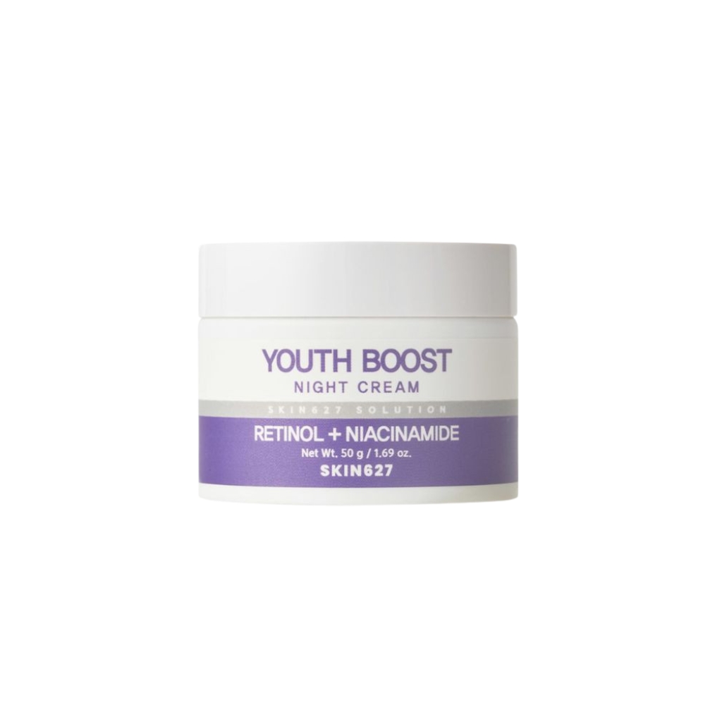 SKIN627 Solution Veido kremas naktinis stiprinamasis su retinoliu ir niacinamidu, 50 g