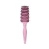 Šepetys plaukams OSOM Professional Flexible Hair Brush With Boar and Nylon Bristles OSOMP02827, su nailono ir šerno šereliais, rožinės spalvos, 265 mm