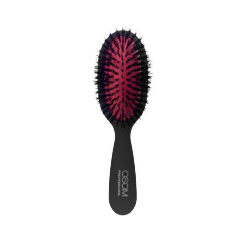 Šepetys plaukams OSOM Professional Hair Brush With Boar Bristles OSOMP02824, su šerno šereliais, juodos spalvos, 180 mm Šepetys plaukams OSOM Professional Hair Brush With Boar Bristles OSOMP02824, su šerno šereliais, juodos spalvos, 180 mm