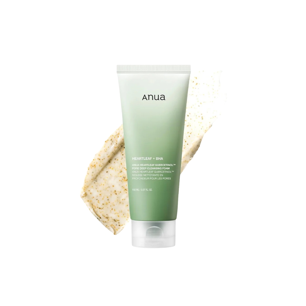Anua giliai valančios veido putos Heartleaf Quercetinol Pore Deep Cleansing Foam, 150ml
