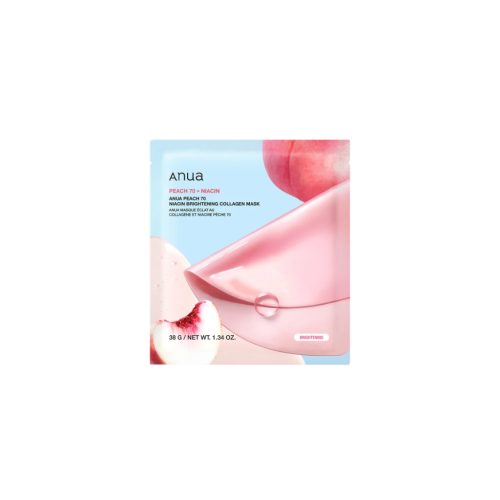 ANUA veido kaukė Peach 70 Niacin Brightening Collagen Mask