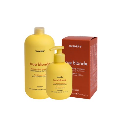 WondHer šampūnas, ypatingai šviesintų, pažeistų plaukų priežiūrai TRUE BLONDE ILLUMINATING, 1000ml