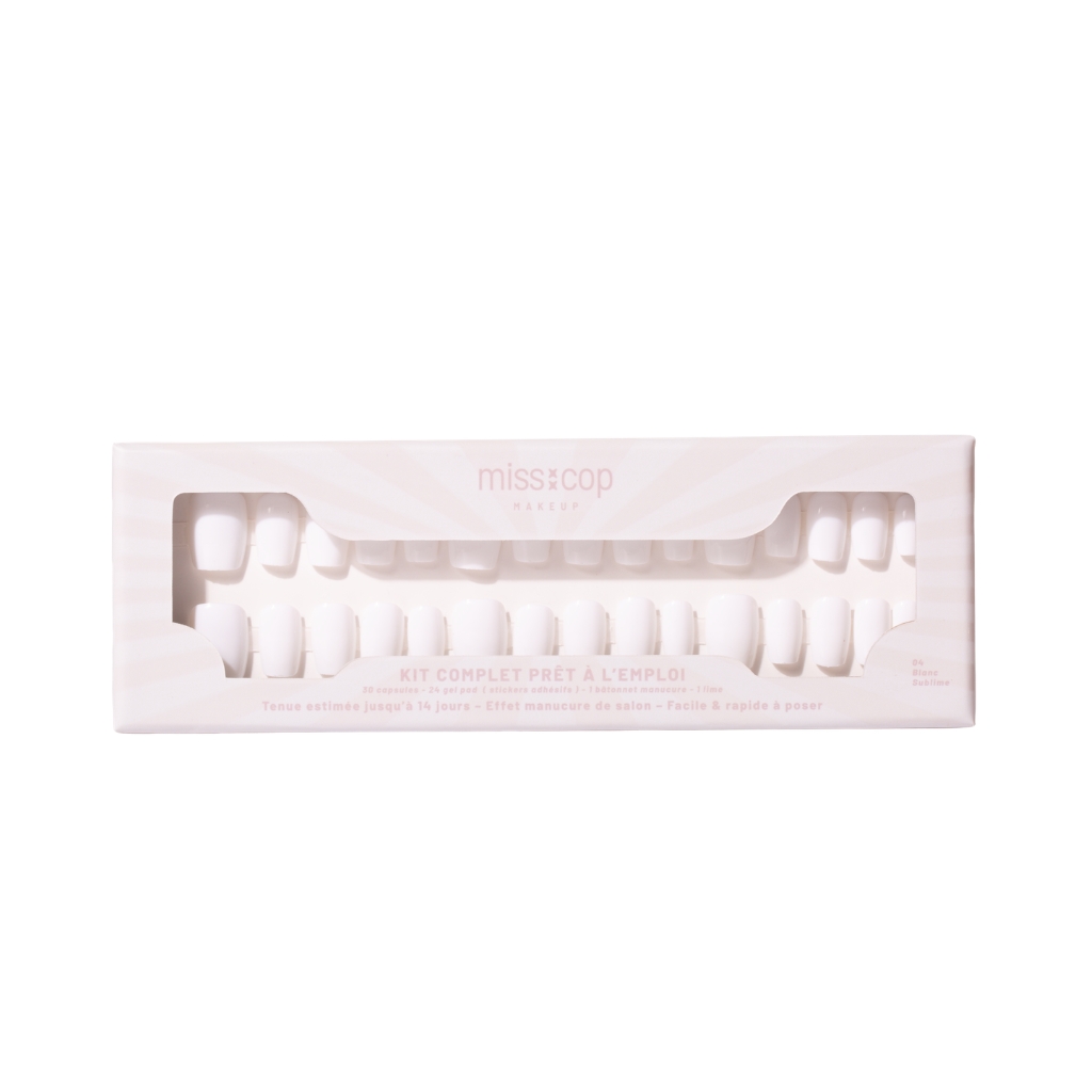 Miss Cop Priklijuojami Nagai - 04 | Blanc Sublime