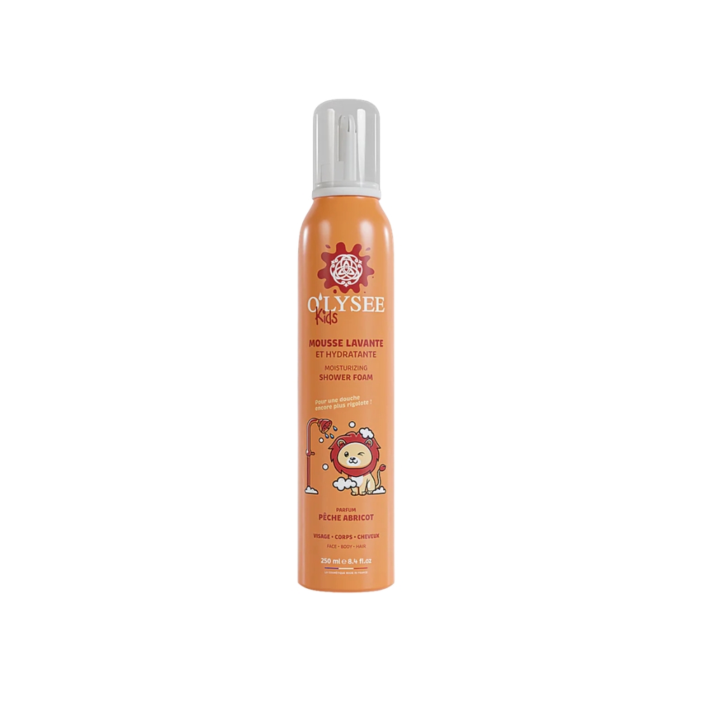 O'LYSEE Kids Peach & Apricot - dušo putos vaikams, 250ml