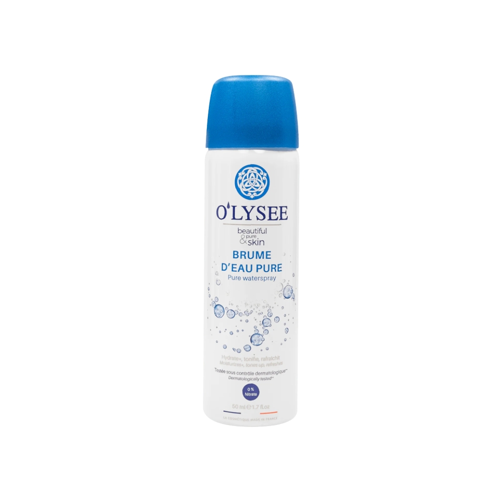 O'LYSEE Pure Waterspray - purškiamas vanduo veidui ir kūnui, 50ml