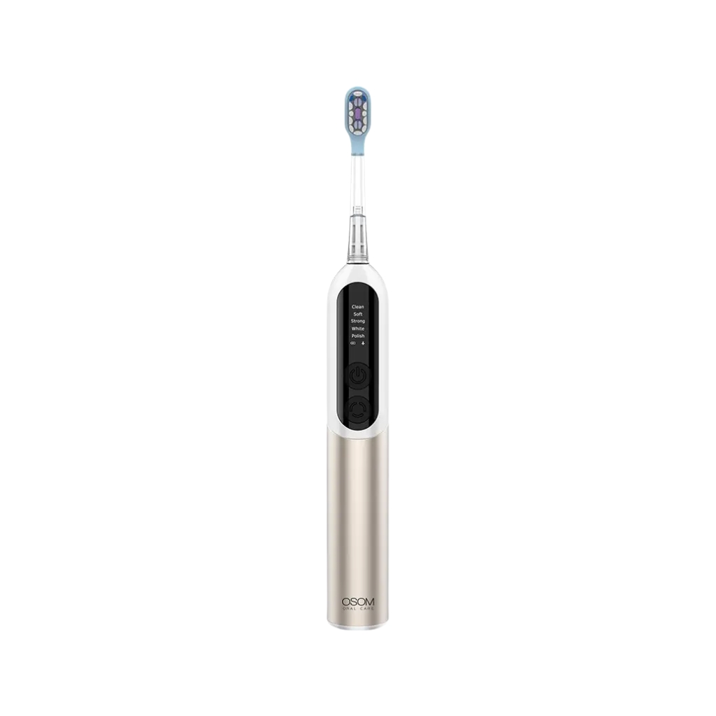 OSOM Oral Care Sonic Įkraunamas, elektrinis dantų šepetėlis Toothbrush OSOMORALM2PROG, auksinės spalvos