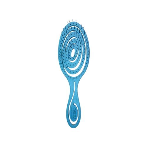 OSOM Professional šepetys plaukams Bio-Based Spiral Detangler OSOMP5440BLUE, mėlynos spalvos OSOM Professional šepetys plaukams Bio-Based Spiral Detangler OSOMP5440BLUE, mėlynos spalvos