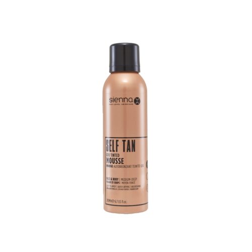 SIENNA X savaiminio įdegio putos su atspalviu Q10 TINTED MOUSEE, 200ml SIENNA X savaiminio įdegio putos su atspalviu Q10 TINTED MOUSEE, 200ml