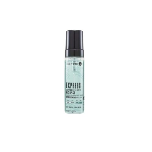 SIENNA X skaidrios savaiminio įdegio putos EXPRESS TAN WATER MOUSSE, 190ml