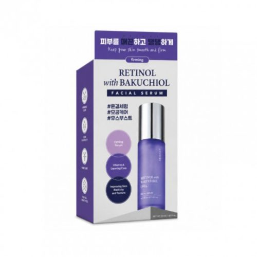 SKIN627 veido serumas stangrinamasis su retinoliu ir bakučioliu, 50ml