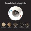 Zyle įkraunamas druskos ir pipirų malūnėlis ZY9579WH, baltas